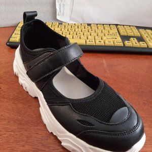 Kemisant Arch Support Walking Shoes for Gym Travel Black Size US 8.5/EU 40 New